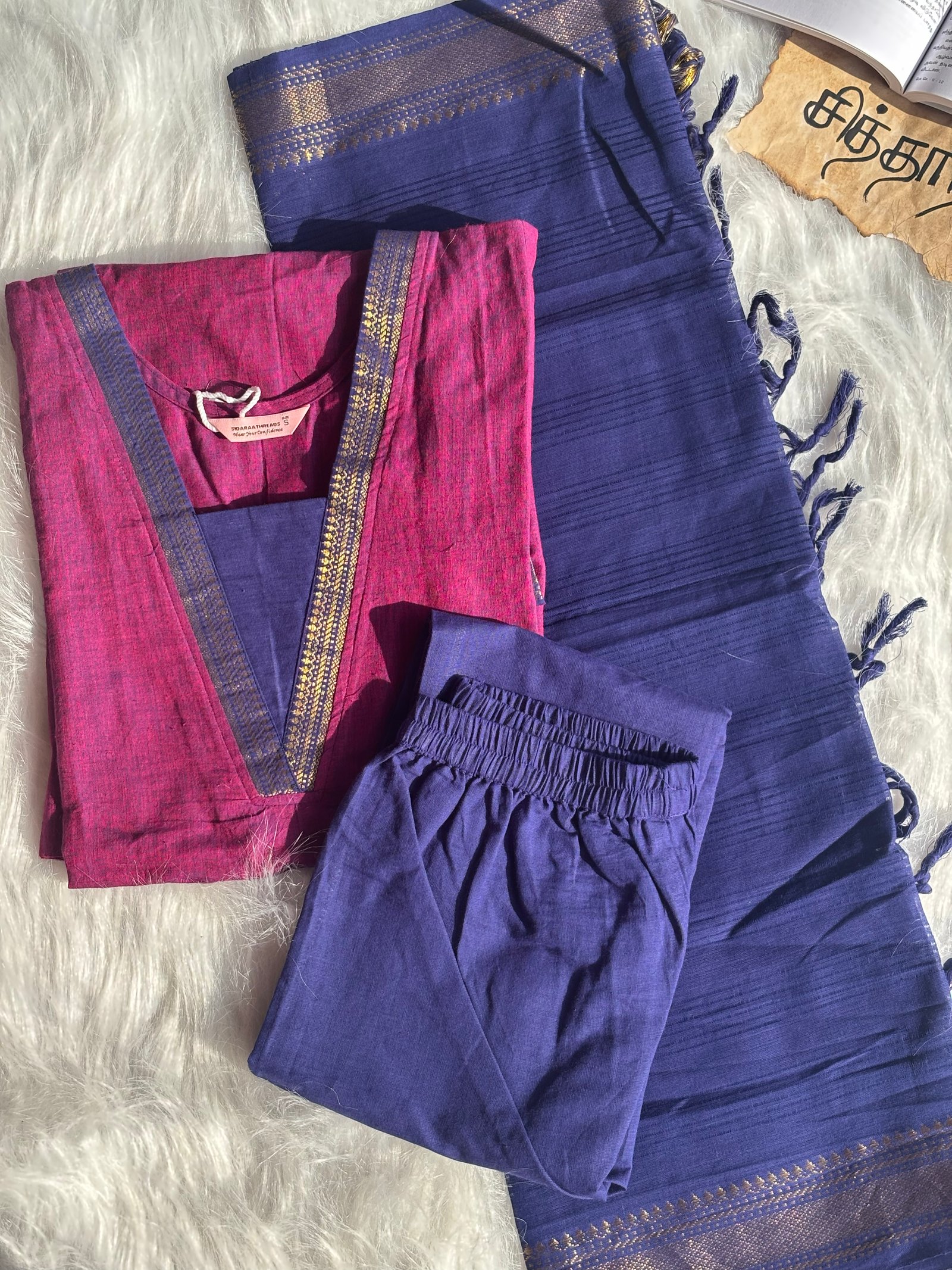 Mangalagiri Purple Blue