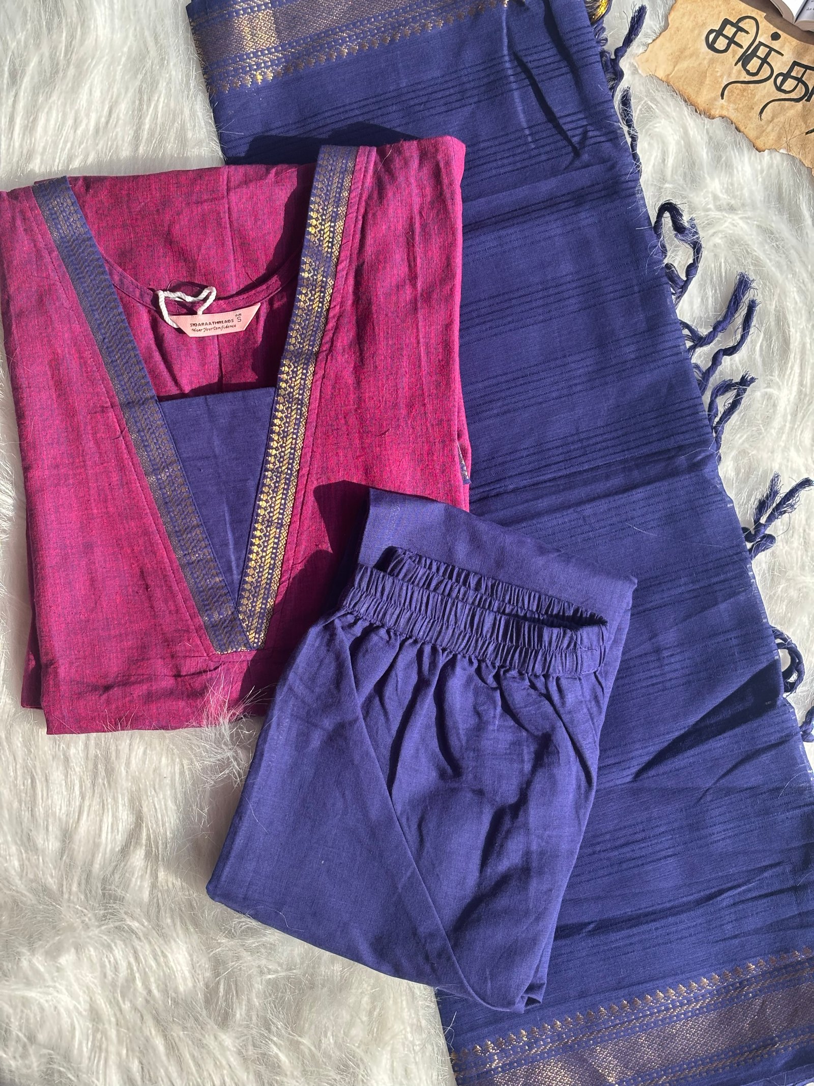Mangalagiri Purple Blue