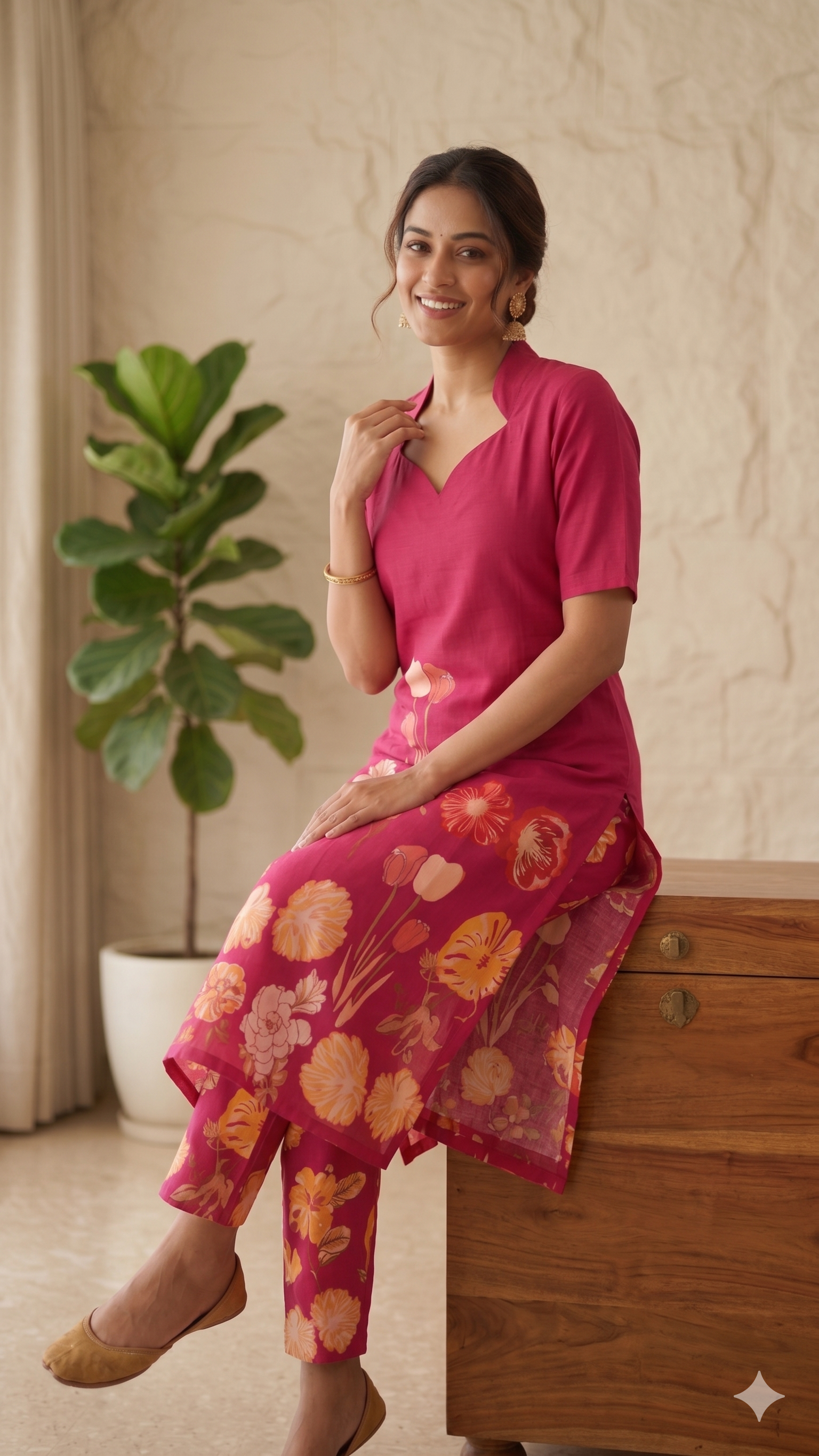 Pink Floral Co-Ord 