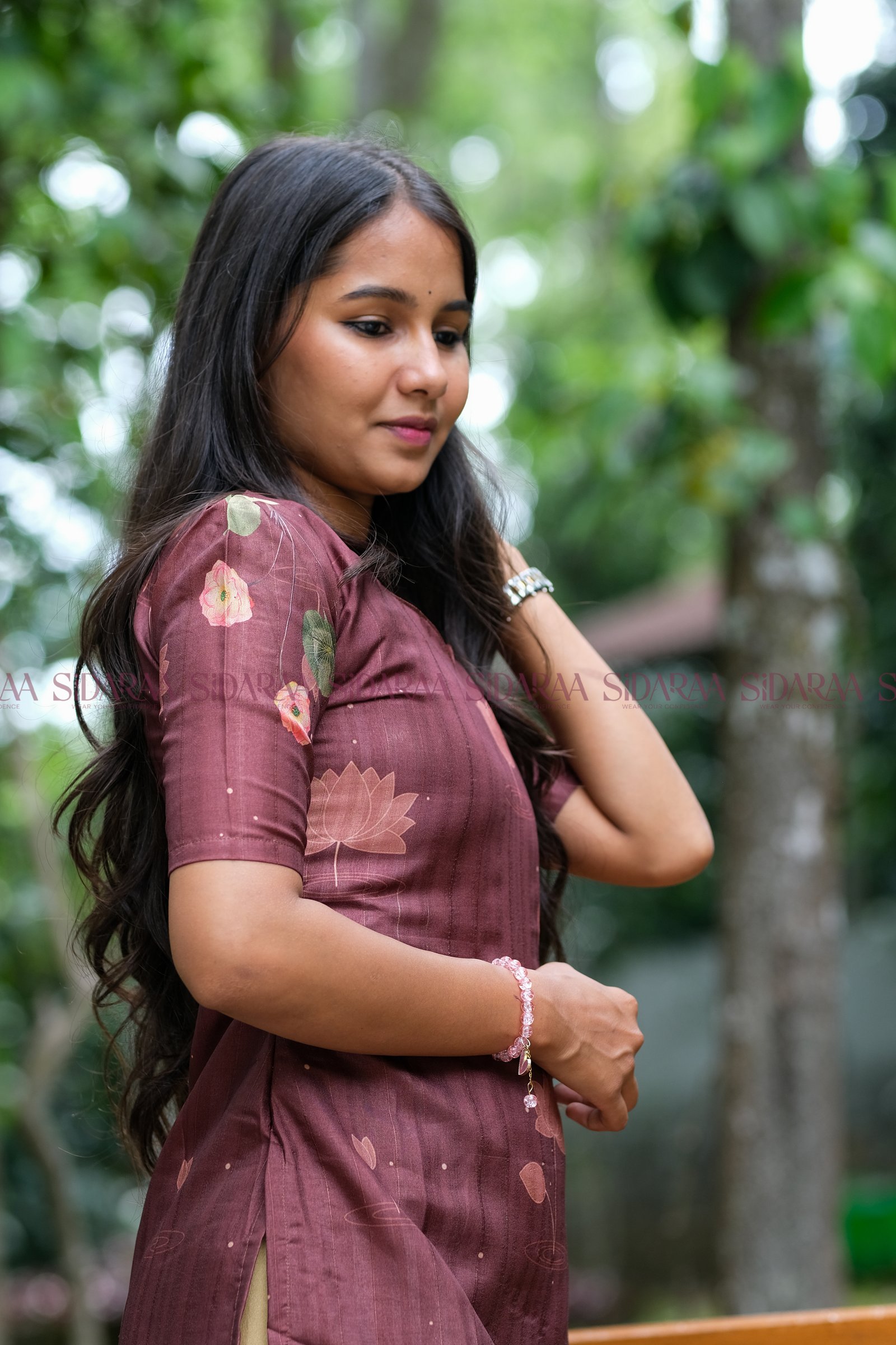 Pichwai Maroon