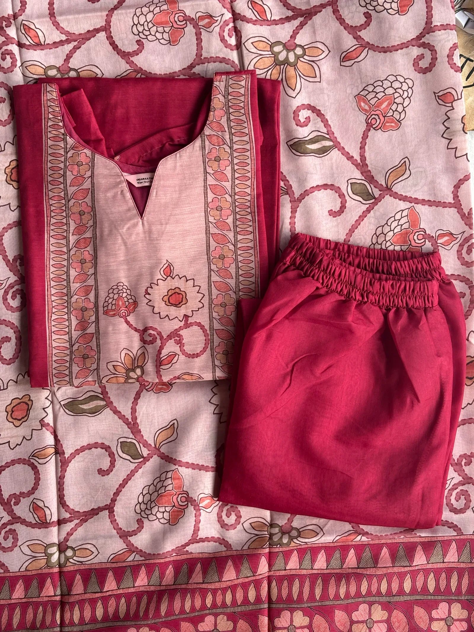 Pink Sandal set