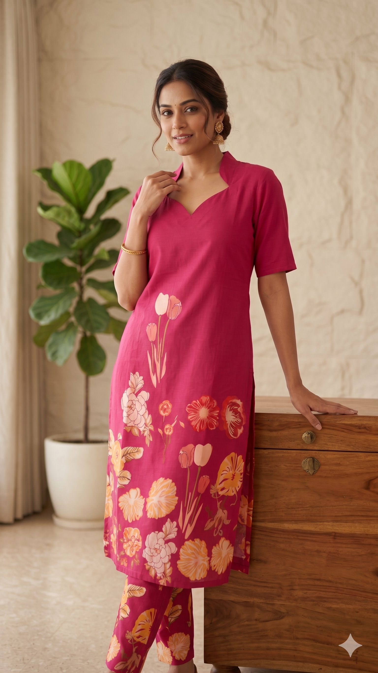 Pink Floral Co-Ord 