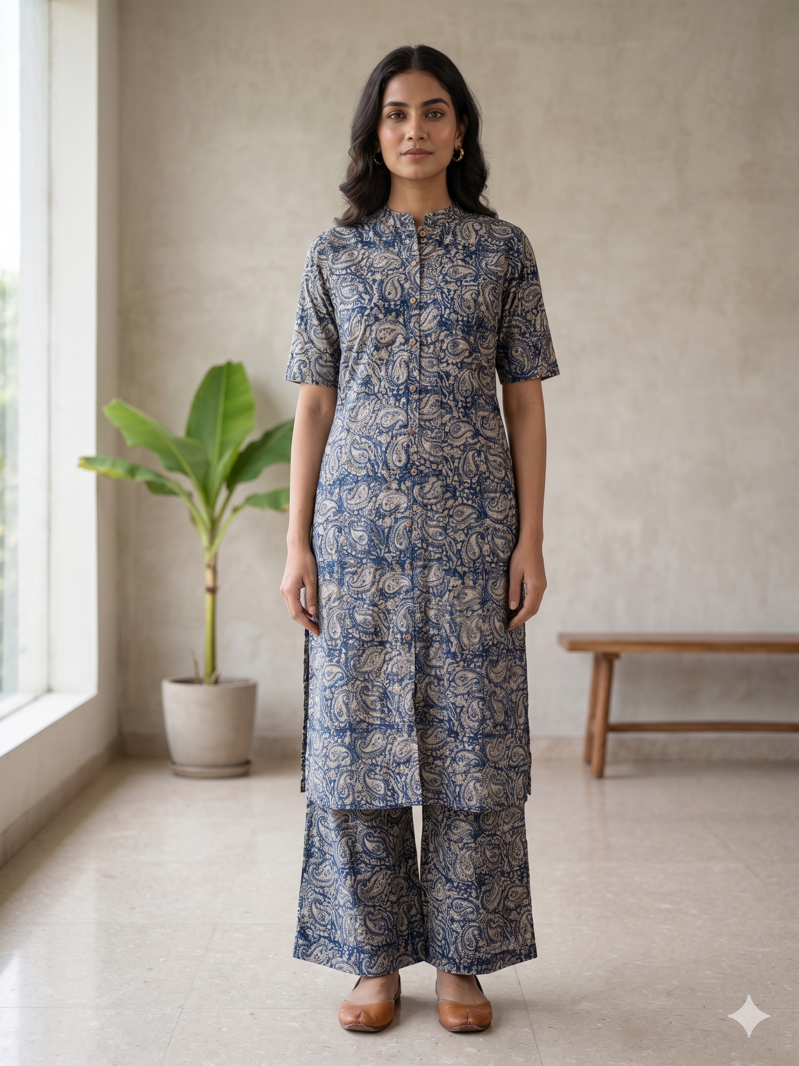 Black kalamkari Co-ord