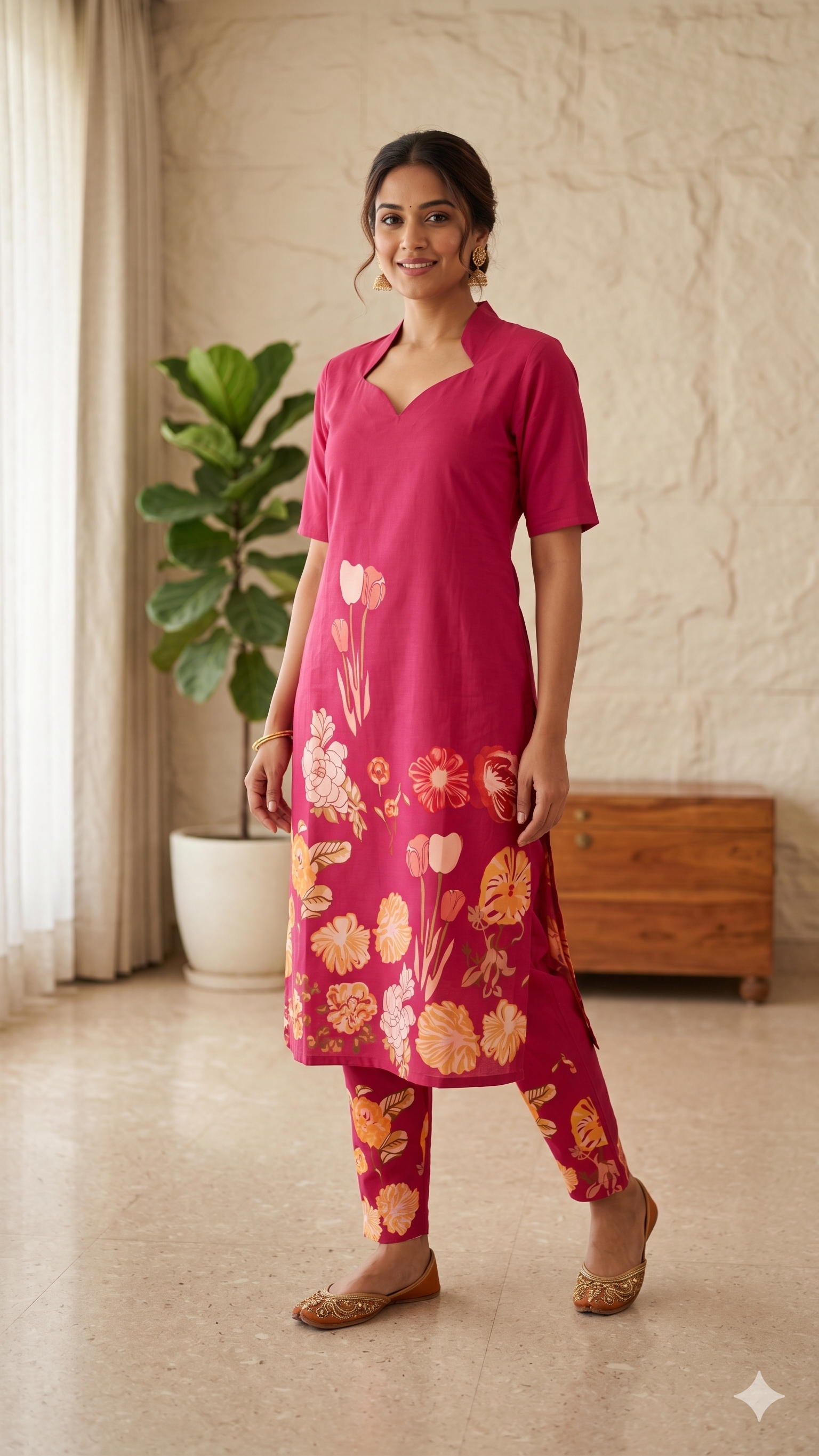 Pink Floral Co-Ord 